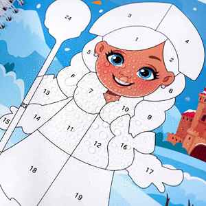 Creative Fun Marine Land Animals Astronaut Christmas <b>Unicorn</b> Designs Boys Girls Birthday <b>Gift</b> Kids Sticker Paint Book - Product Image 5