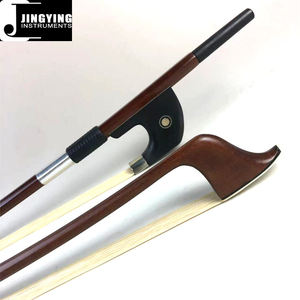 2025 Jingying Music Accessoires pour <span class=keywords><strong>contrebasse</strong></span>, vente en gros d'arcs de <span class=keywords><strong>contrebasse</strong></span> octogonaux de grenouille en ébène de style allemand haut de gamme - Product Image 2