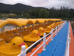 Dock nổi có thể điều chỉnh chiều cao với tay vịn HDPE thích ứng với các mực nước khác nhau - Product Image 4