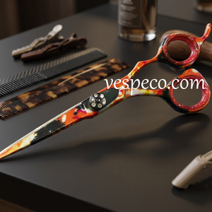 กรรไกรตัดผมสำหรับช่างตัดผม,กรรไกรตัดผมผู้เชี่ยวชาญแบบกระดาษเคลือบ - Product Image 3