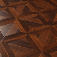 Parquet géométrique à clipser SPC, revêtement de sol décoratif personnalisé en pierre plastique pour la rénovation intérieure des halls et des boutiques