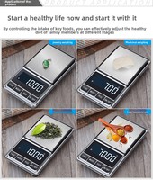 Mini Stainless Steel Electronic Scale Digital Pocket Scale Gram Balance Weight Portable Pocket