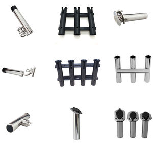 Nouveau design ZD – Accessoires marins <span class=keywords><strong>pour</strong></span> bateaux – Porte-canne à pêche en acier inoxydable 316 poli miroir, monté sur main courante, <span class=keywords><strong>pour</strong></span> yacht - Product Image 6