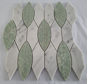 Azulejo de mosaico Waterjet de mármol moderno <span class=keywords><strong>Parquet</strong></span> de 10mm para paredes interiores para apartamentos <span class=keywords><strong>Precio</strong></span> por metro cuadrado Gráfico disponible - Product Image 4