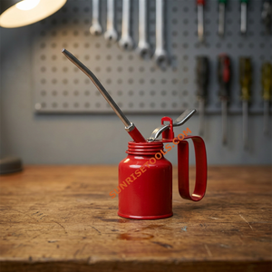 SUNTOOLS/STIPL Bidon d'huile en fer rouge avec bec long et poignée, modèle 222E, pour la fabrication de bijoux et la lubrification de précision - Product Image 5