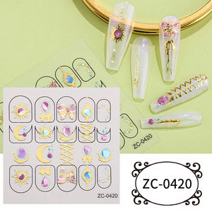 Mignon Animal Ours Lapin Chat Griffe Ballet Nail Art Décoration Marine Elements-3D Fruit Pêche Cerise Nail Stickers PET Material - Product Image 2