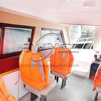 Bateau de pêche de luxe en gros, 21,3 pieds/6,5 m, nouveau design, bateau/yacht en fibre de verre de haute qualité, certificat CE, 8-10 personnes, 90-130 ch