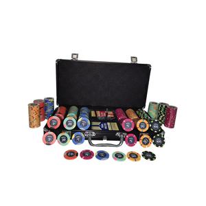 ชุดชิปโป๊กเกอร์เซรามิกเคสอลูมิเนียมแฟนซี500 300 200ขนาด9.5ก. 11.5ก. เฉื่อยแกนโลหะตามสั่ง - Product Image 1