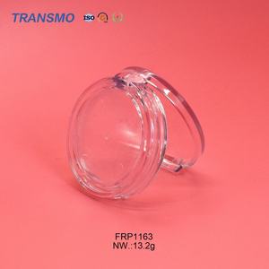 Boîtier vide pour poudre compacte, poudre pressée, fard à paupières individuel, en PETG, pour blush crème cristallin - Product Image 3