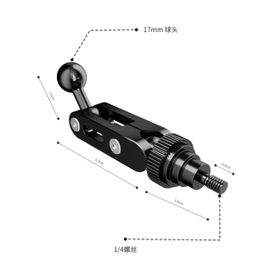 Soporte de aluminio para teléfono móvil en el coche para <span class=keywords><strong>Xiaomi</strong></span> Su7/Yu7/Ultra, tornillo 1/4, cabezal esférico de 17 mm, soporte magnético <span class=keywords><strong>Magsafe</strong></span> para teléfono. - Product Image 5