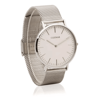 Montres de couple en acier inoxydable avec verre saphir, étanches 3 ATM, mouvement à quartz japonais VJ21