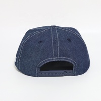 Fabricante profesional personalizado nuevo producto 2025 últimos modelos de alta calidad 5 paneles personalizados Vintage Denim Snapback Hat