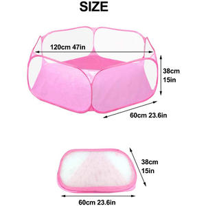 Corralito plegable portátil de lujo personalizado <span class=keywords><strong>para</strong></span> mascotas, valla de ejercicio interior y exterior <span class=keywords><strong>para</strong></span> hámster, erizo, animales pequeños - Product Image 2