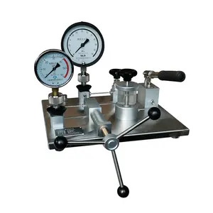 Calibrateur de manomètre de type portable et calibrage de manomètre régulateur de pression pression d'essai maximale jusqu'à 60MPa