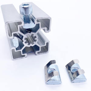 صامولة فتحة على شكل حرف T موديل M3 M4 M5 M6 M8 للبيع بالجملة لسلسلة 2020 3030 4040 4545 5050 من ألومنيوم ذات مظهر شفاف فتحة مقاس 6 مم 8 مم 10 مم - Product Image 4