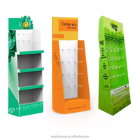 Support d'affichage de vente au détail en carton pliable moderne personnalisé pour centre commercial, chapeaux, gants, lunettes de soleil - Recyclable et polyvalent