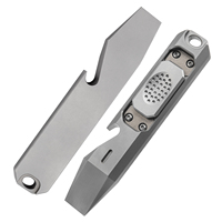 TGZUO Mini levier multifonction en alliage de titane industriel, outil EDC, outil de levier utilitaire, fidget slider, outil portable d'extérieur, porte-clés, outil OEM