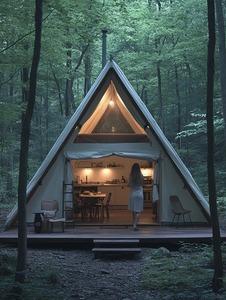 Lều nghỉ dưỡng gỗ sang trọng, đẹp mắt, chất lượng tuyệt vời, chống rách tốt, dành cho gia đình. - Product Image 6