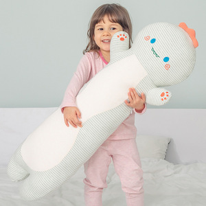 Conejo dinosaurio muñeca almohada <span class=keywords><strong>para</strong></span> dormir Bebé niña sostiene muñeca durmiente sujeción de piernas niño calmante cremallera - Product Image 4