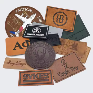 Tem nhãn da dập nổi tùy chỉnh cho quần áo, mũ, túi xách & áo khoác với logo, chất lượng cao cấp, nhãn da tùy chỉnh - Product Image 4