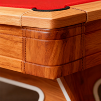Table de billard de compétition de qualité professionnelle en bois massif de Jiangxi, sur mesure, avec système de retour de billes, 8 pieds, 9 pieds, 3 billes, 4 billes, sans