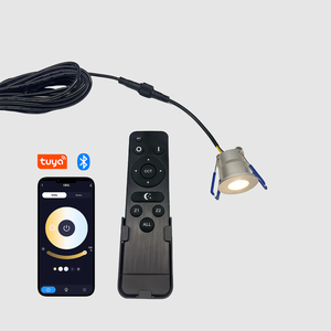 12x3W Mini CCT <span class=keywords><strong>LED</strong></span> Downlight Ensemble complet Projecteurs <span class=keywords><strong>LED</strong></span> à intensité variable avec câble de 5M pour véranda, porche ou terrasse - Product Image 3