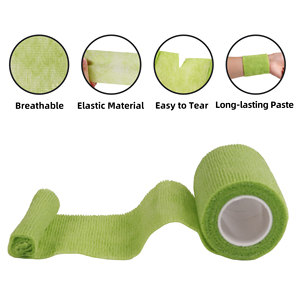 Envoltura <span class=keywords><strong>de</strong></span> cinta <span class=keywords><strong>de</strong></span> veterinario para mascotas, cinta <span class=keywords><strong>de</strong></span> <span class=keywords><strong>rap</strong></span> autoadherente, vendaje <span class=keywords><strong>de</strong></span> caballo para perros, cinta adhesiva elástica impresa, vendaje cohesivo flexible - Product Image 3