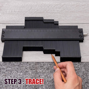 Wholesale Connectable Profile Tile Use Contour Gauge Shaping Measuring <strong>Tool</strong> 5/10 Inches Metal Stick Contour Gauge - Product Image 6