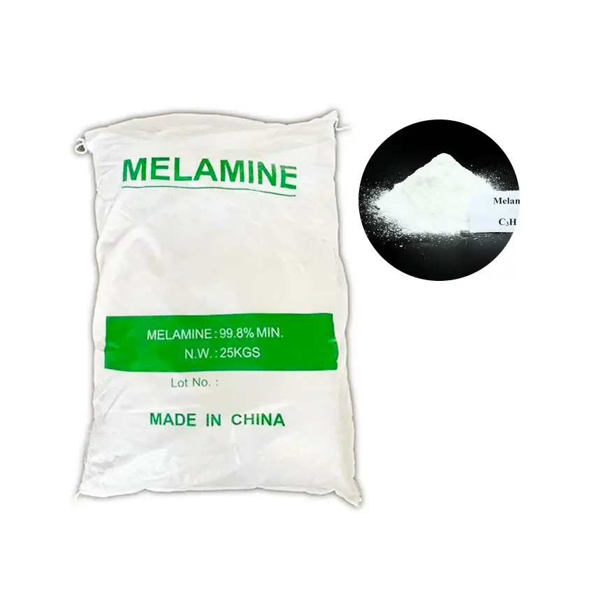 Mélamine urée Cas108-78-1 mélamine 99.8% poudre en Stock au meilleur prix