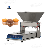 Machine automatique de fabrication de macarons, biscuits, brownies, machine de remplissage de pâte, machine de moulage de biscuits mous, machine de moulage de cupcakes