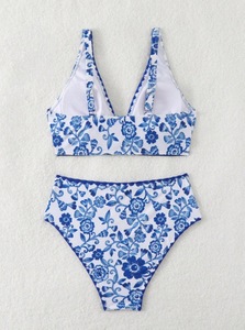 Conjunto de Bikini Estampado Nuevo 2026, Sexy, de Dos Piezas, Traje de Baño Dividido para Mujer, a la Moda, para Vacaciones de Verano - Product Image 5