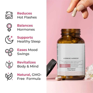 Vitamines régulatrices naturelles hautement pures, augmentent l'œstrogène féminin, soutiennent l'équilibre hormonal, compléments en capsules pour adultes, 72 unités - Product Image 4