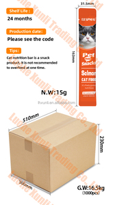 OEM cina a basso prezzo <span class=keywords><strong>cibo</strong></span> <span class=keywords><strong>per</strong></span> animali domestici 15g Snack <span class=keywords><strong>per</strong></span> gatti umidi <span class=keywords><strong>cibo</strong></span> <span class=keywords><strong>per</strong></span> animali domestici gattino Snack <span class=keywords><strong>per</strong></span> gatti Snack bagnati - Product Image 3
