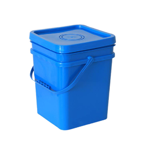 Chine fabricant Qiming carré D'emballage en plastique seau en plastique seau 25L Schlagzeug Rechteck Eimer mit Griff - Product Image 1