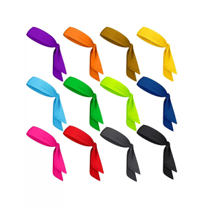 ที่คาดผมแบบยาวผ้านินจายืดหยุ่นได้ผ้าโพลีเอสเตอร์สำหรับเล่นกีฬาบาสเกตบอลเทนนิส - Product Image 2