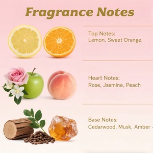 Perfume Corporal en Aerosol para Mujer <span class=keywords><strong>de</strong></span> Alta Calidad al por Mayor, 50 ml, Fragancia Floral Frutal <span class=keywords><strong>de</strong></span> Larga Duración, Aroma Fresco y Femenino, OEM - Product Image 3