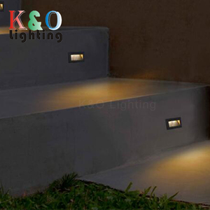 Éclairage <span class=keywords><strong>LED</strong></span> encastré pour marches d'escalier, intérieur/extérieur, 7W, lumière murale pour marches - Product Image 6