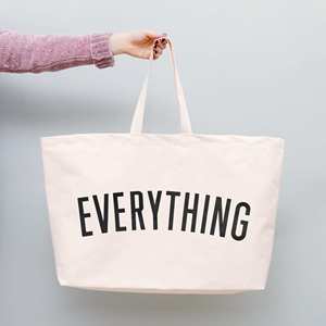 Custom Printed logo Canvas <b>Beach</b> Tote Boat <b>Bag</b> Everything Big Travel <b>Bag</b> Weekender Giant Grocery Oversized Canvas Shopping <b>Bag</b> - Product Image 1