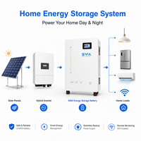 Batería Solar LiFePO4 de 51.2V 200Ah 10.24kWh, Apilable y Divisible, para Almacenamiento de Energía Residencial, Respaldo de Energía, BMS Inteligente, Fábrica OEM
