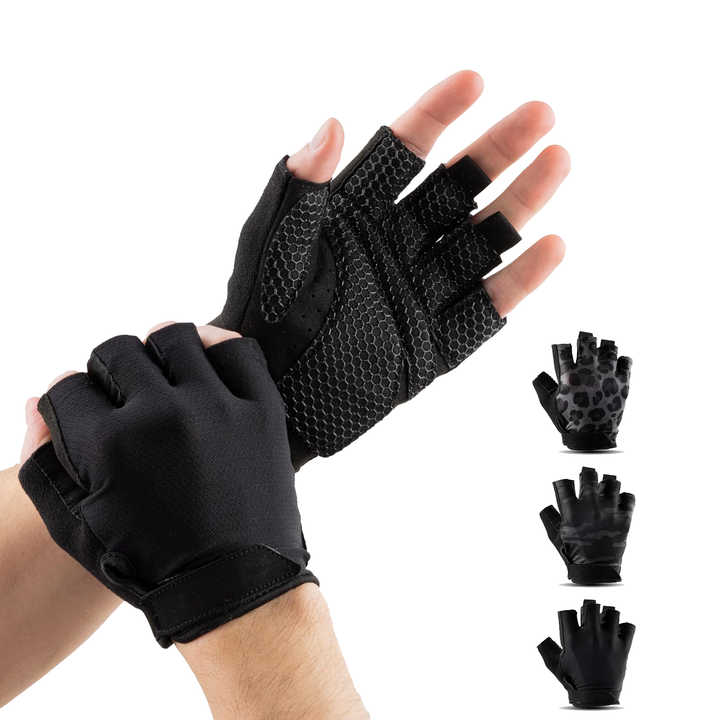 Gym Gloves Men Women Sports Fitness Gloves Anti-slip Extended