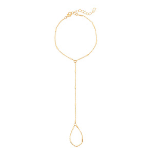 Acero inoxidable impermeable mano cadena perla pulsera <span class=keywords><strong>mujer</strong></span> Acero inoxidable dedo cadena pulsera anillo mano joyería para <span class=keywords><strong>mujer</strong></span> - Product Image 5