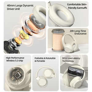Nuevos Productos Auriculares Inalámbricos Plegables T5 BT5.3 con Micrófono Estéreo P9 Pro Max Fones De Ouvido Sem Fio Auriculares Cuffie - Product Image 4