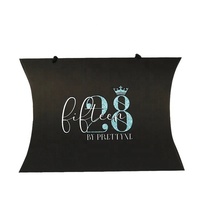 Boîte d'oreiller en papier personnalisée pour les faisceaux et les extensions de perruques de cheveux, boîte de papier en forme d'oreiller de sacs d'emballage de perruques