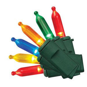 Luces de Navidad, Venta al por Mayor Directa de Fábrica, Cubiertas de Plástico con Aspecto de Vidrio, Reflector, Guirnaldas de Luces Navideñas, Luces Navida - Product Image 1