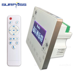 PW215A Amplificador de pared inteligente Mini controlador de música con tecla táctil activa Reproductor de música de fondo MP3 y altavoz inteligente - Product Image 6