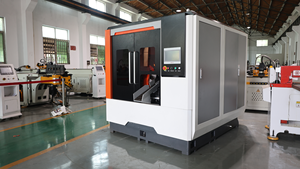 Scie à froid <span class=keywords><strong>CNC</strong></span> horizontale hydraulique automatique pour la coupe en acier inoxydable en acier allié-noyau comprenant une découpeuse de tuyau - Product Image 3