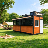 Yozon - Boutique alimentaire modulaire personnalisée en conteneur, bar mobile préfabriqué pour camping, restaurant éphémère