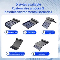 Auvents en aluminium et polyuréthane sur mesure, automatiques, isolants et électriques pour la terrasse de l'hôtel
