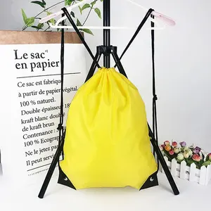 Bolsa de Gimnasio Plegable Impermeable al por Mayor con Bolsillo, Mochila de Fitness con Cordón, para Compras, Senderismo, Camping, Natación, Deportes para Hombres y Mujeres - Product Image 2
