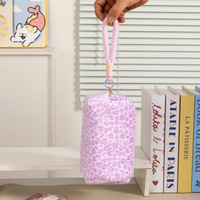 Tas Kosmetik Motif Macan Tutul Baru Kapasitas Besar Tas Jinjing Portabel Tas Penyimpanan Mewah Tas Perlengkapan Mandi Multifungsi untuk Wanita